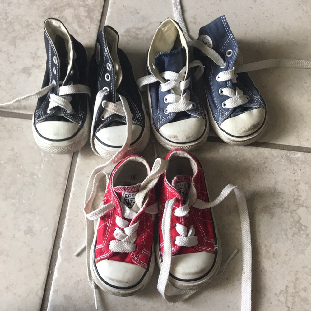 Toddler Converse Shoes Trio 🙌🏼❤️